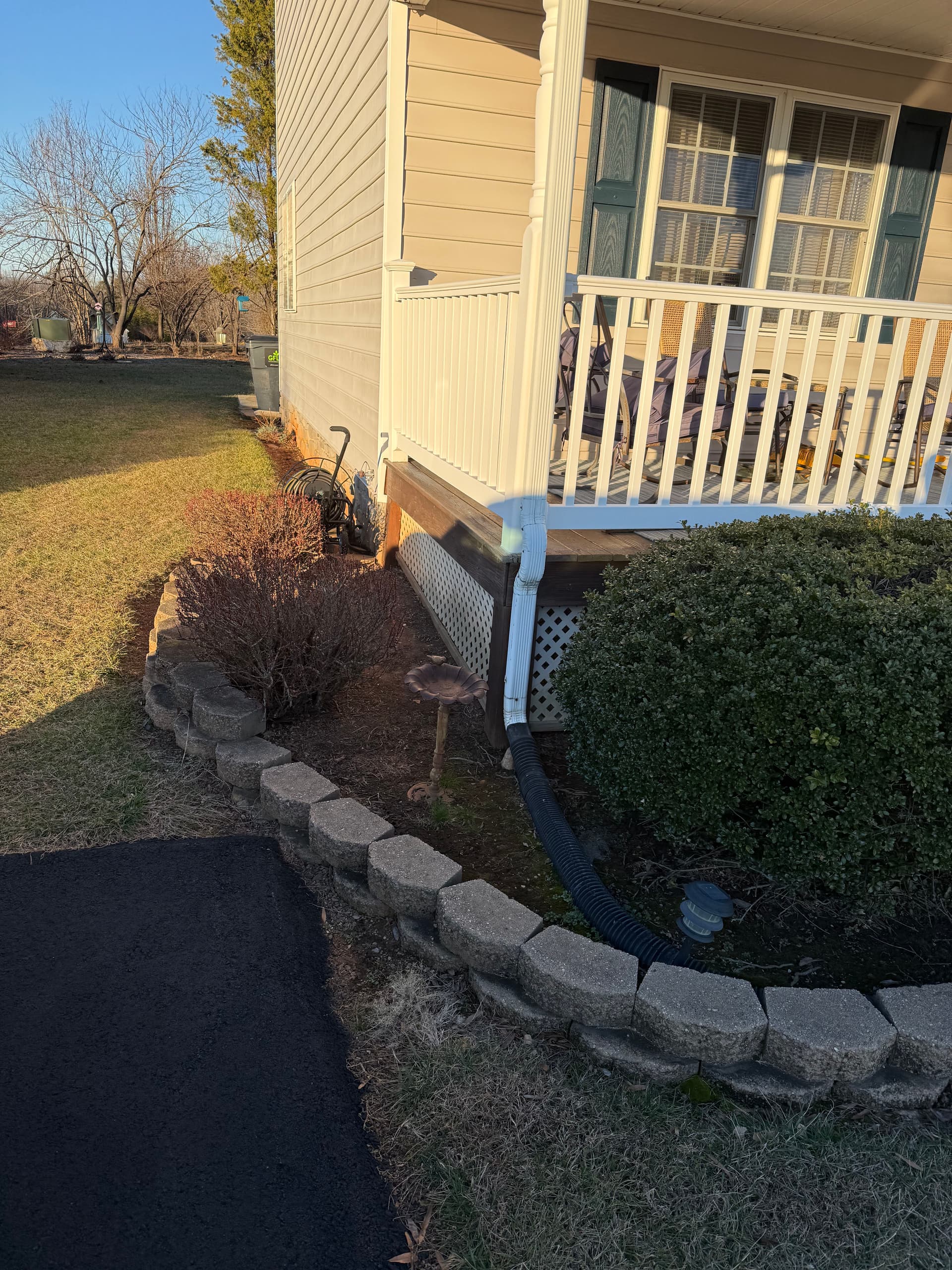 Garden Bed Revamp with Fresh Mulch and New Plantings
