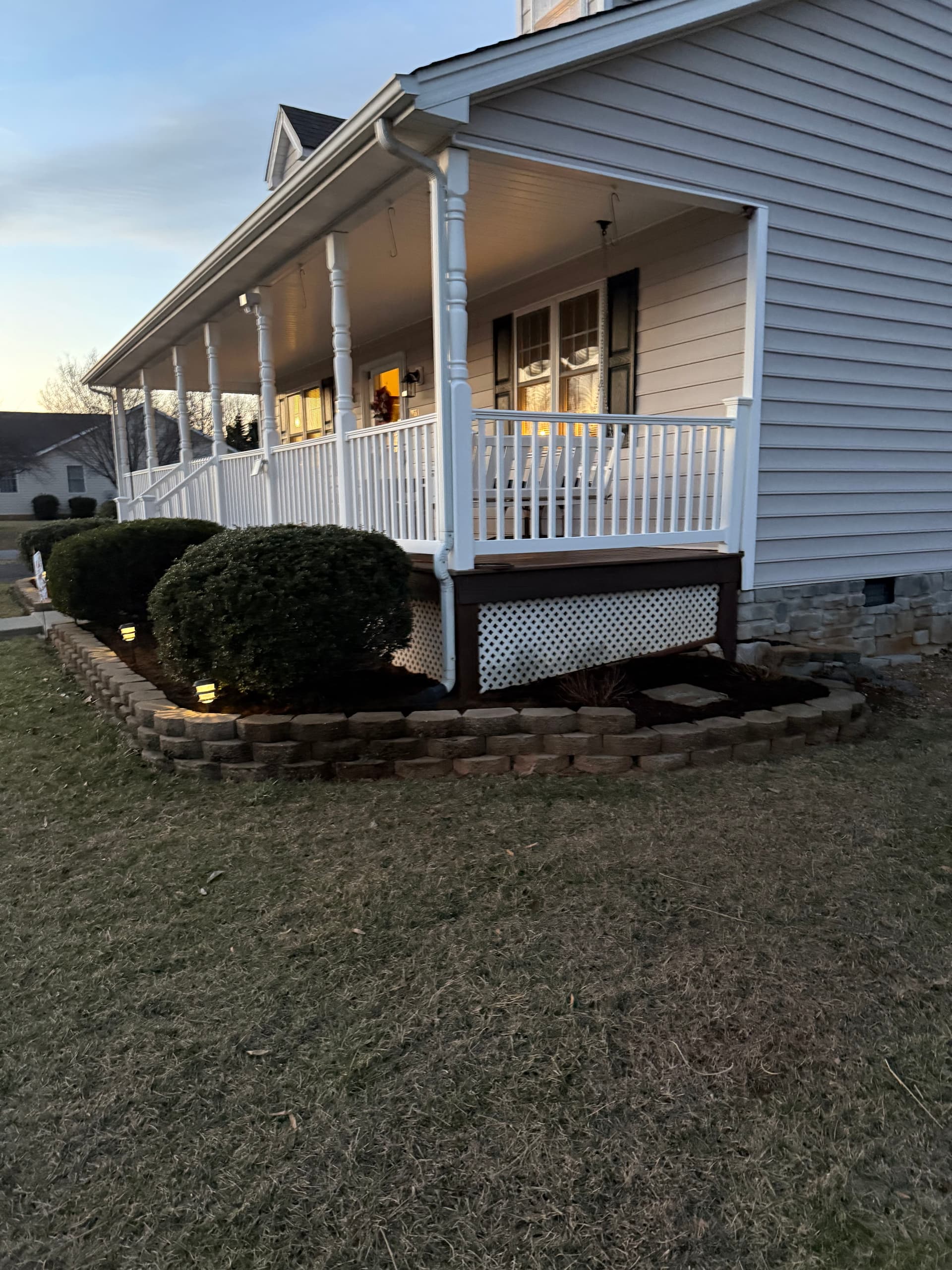Garden Bed Revamp with Fresh Mulch and New Plantings