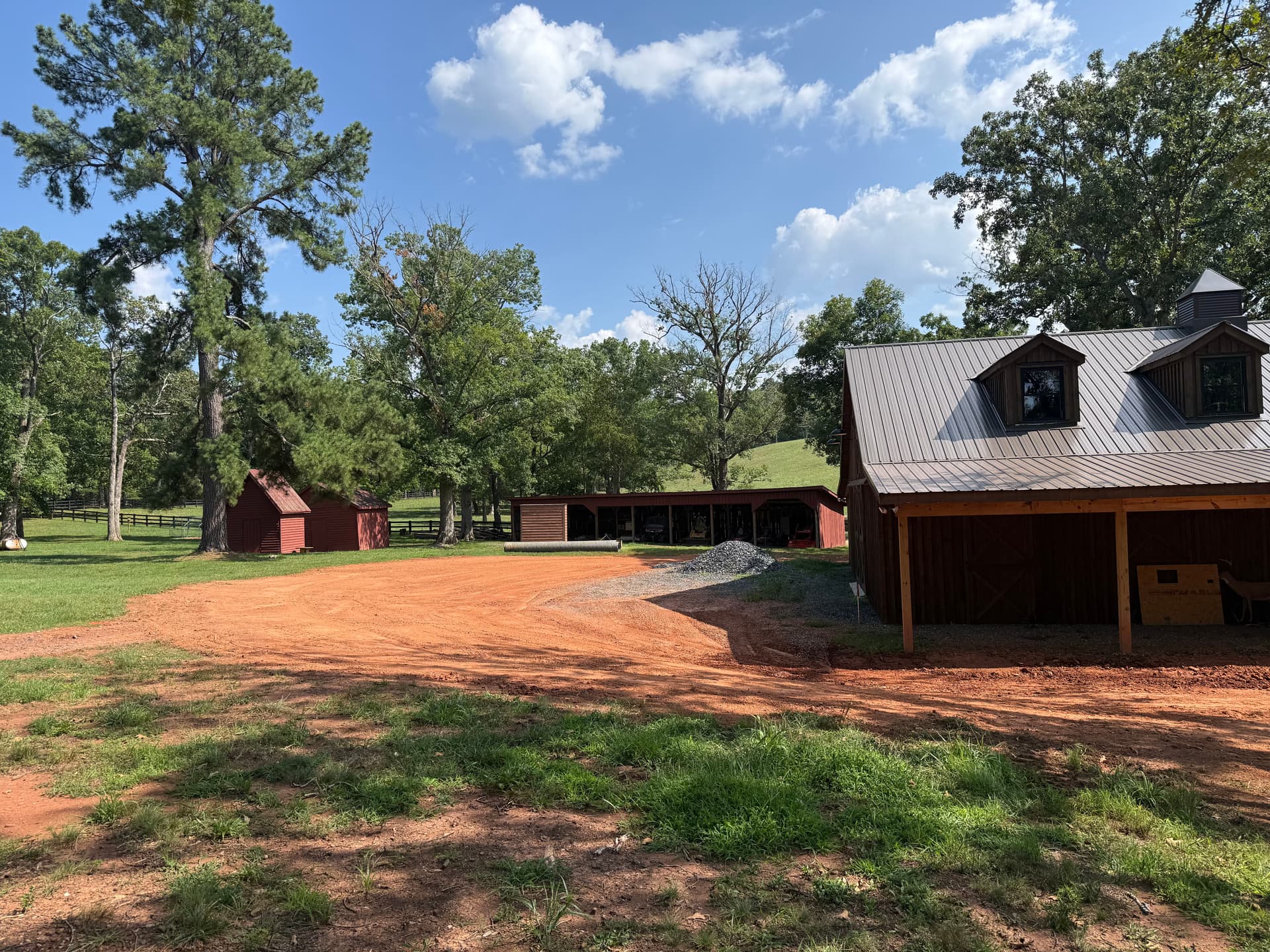 Grading and Drainage Work Around a Rural Barn Property image