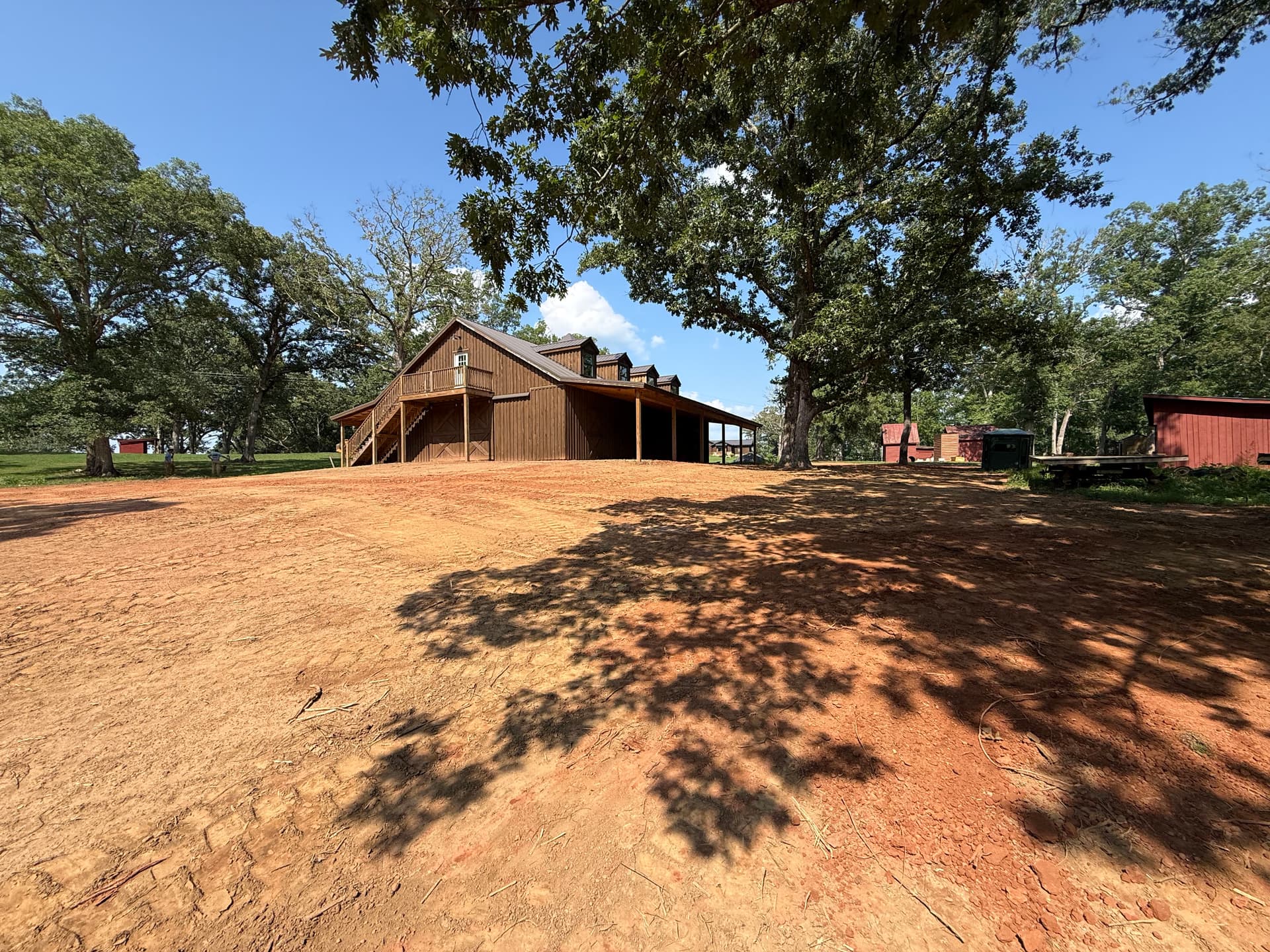 Gallery photos for Grading and Drainage Work Around a Rural Barn Property: Image #2