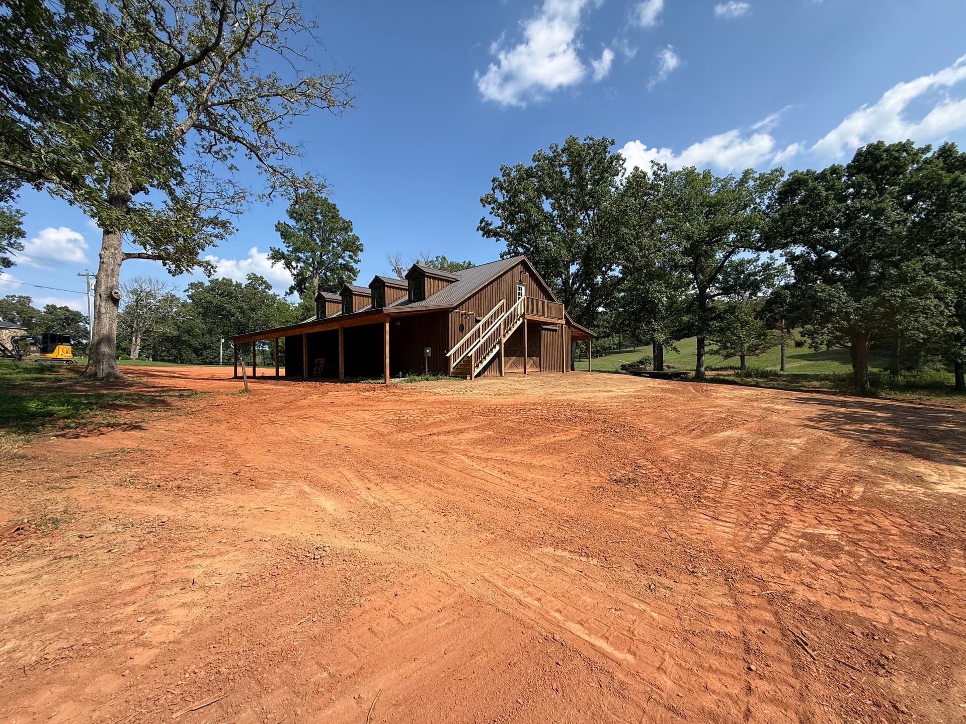 Gallery photos for Grading and Drainage Work Around a Rural Barn Property: Image #1